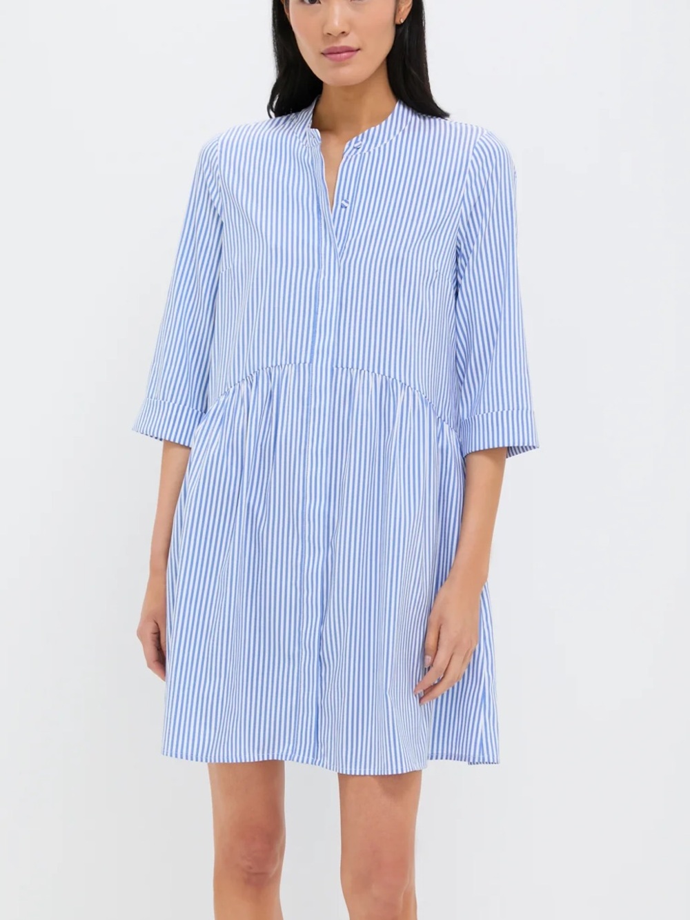 Tuckernuck Blue Stripe Royal Shirt Dress
